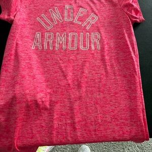 Under Armour Pink Short Sleeve Performance Tee